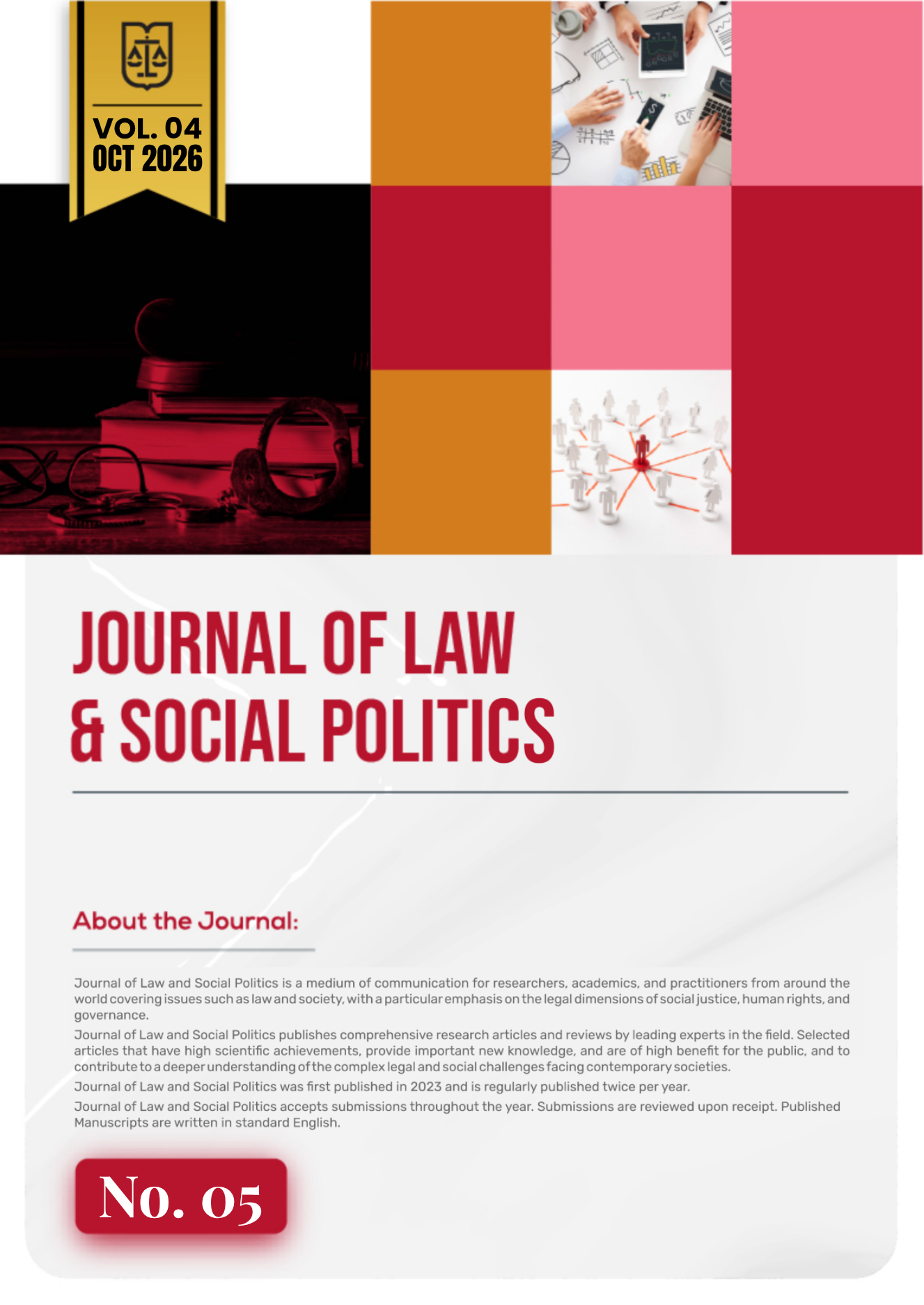 					View Vol. 4 No. 5 (2026): Journal of Law and Social Politics
				